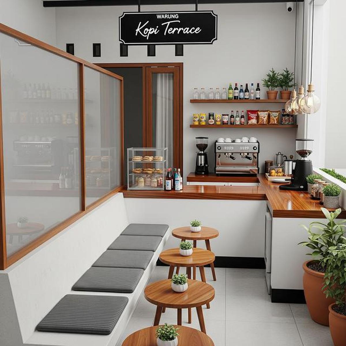 7 Model Desain Warung Modern di Rumah Sempit, Solusi Bisnis Kekinian