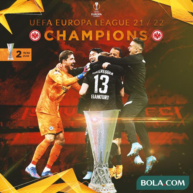 Liga Europa - Ilustrasi Eintracht Frankfurt Juara Liga Europa Musim 2021-2022