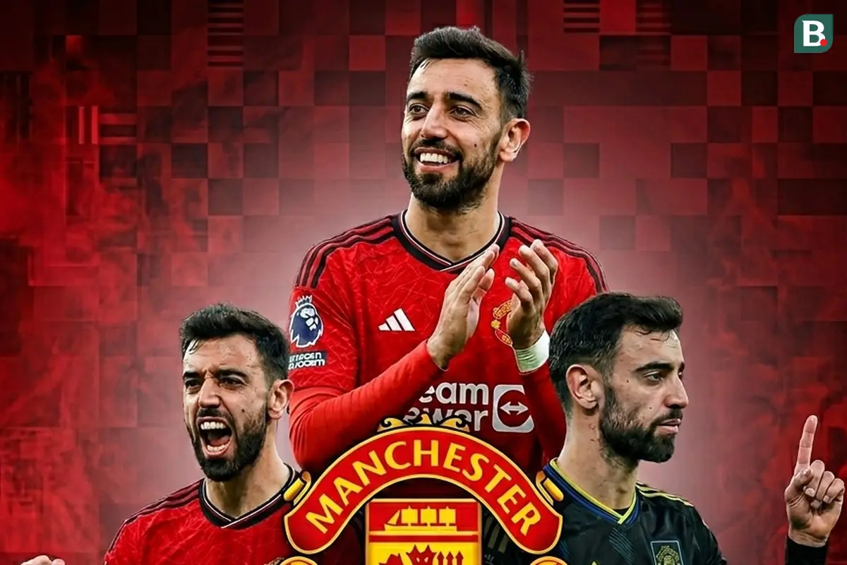 Ilustrasi Bruno Fernandes di . (Bola.com/AFP/Gemini)