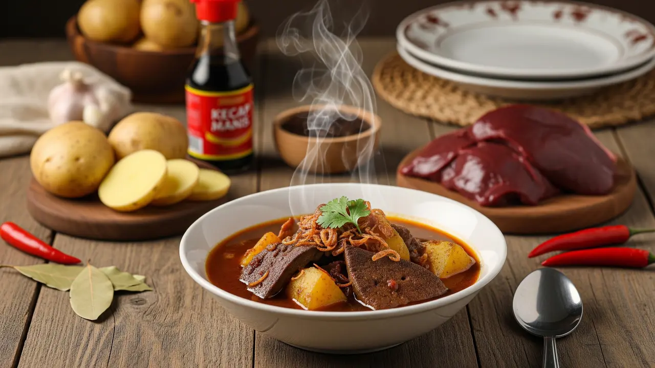 Resep Semur Ati Kentang