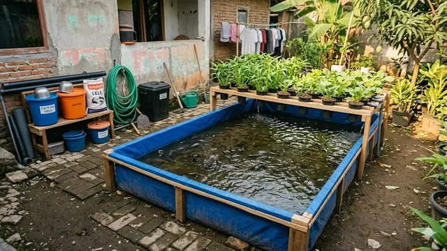 Model Kolam Ikan Lele