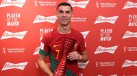 Pemain pengoleksi Man of The Match terbanyak di Piala Dunia. Usai kemenangan 3-2 Portugal atas Ghana, Cristiano Ronaldo dinobatkan sebagai peraih gelar Man of The Match. Ini menjadi gelar Man of The Match ketujuh dari total 18 laga di ajang Piala Dunia sekaligus menjadi rekor terbanyak, melewati raihan Lionel Messi dan Arjen Robben yang mengoleksi 6 gelar. (FIFA)