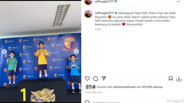 Rafatahar  putra Raffi Ahmad (Foto: Instagram/@raffinagita1717)