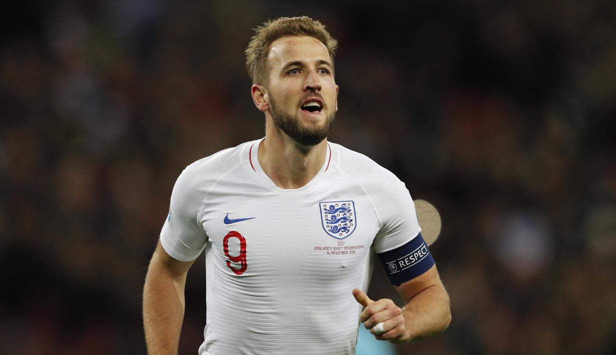 5. Harry Kane (8 Hattrick) - Harry Kane juga memiliki delapan hat-trick saat bermain untuk Tottenham dan masih aktif bermain di Premier League saat ini. (AFP/Adrian Dennis)