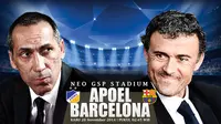 Apoel vs Barcelona (Liputan6.com/Sangaji)