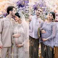 Usia kehamilan beauty influencer, Jharna Bhagwani telah memasuki 7 bulan. Ia pun menggelar acara tasyakuran dan mitoni didampingi suami dan kedua orangtuanya. [Foto: IG/@bagusjepret].