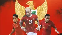 Timnas Indonesia - Andik Vermansah, Zulham Zamrun, Evan Dimas (Bola.com/Adreanus Titus)