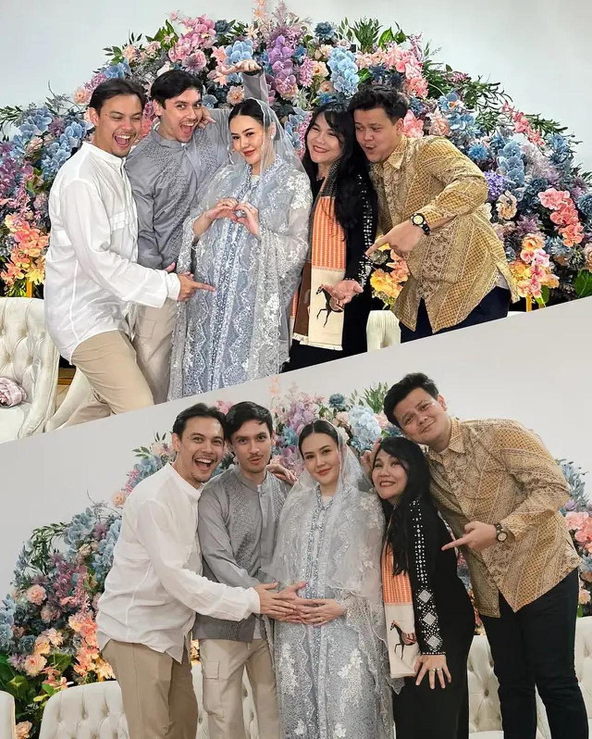 7 Potret Tasyakuran Kehamilan Sarah Gibson, Sempat Dua Kali Keguguran