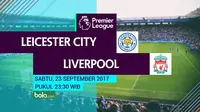 Premier League 2017 Leicester City vs Liverpool (Bola.com/Adreanus Titus)