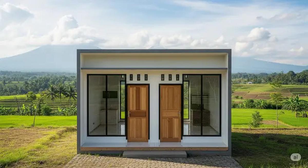8 Model Rumah Kontrakan Sederhana 2 Pintu Minimalis, Cocok untuk Investasi Properti