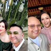 Mulai dari Nagita Slavina hingga Cinta Laura, berikut penampilan tamu artis di acara pernikahan Maxime Boutter dan Luna Maya. [@raffinagita1717].