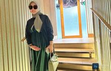 Potret Syahrini Makan Bareng Sang Adik, Bumil Cantik Tampil Pakai Dress Hijau - Tenteng Tas Hermes Bernilai Fantastis
