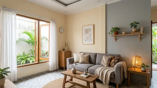 8 Ide Kombinasi Warna Cat Krem dan Abu Abu untuk Rumah