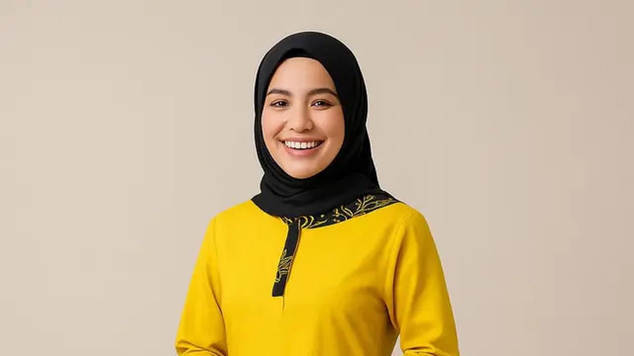 8 Gamis Batik Kombinasi Warna Bold Kontras 2025, Tampilkan Sisi Kasual dan Feminin