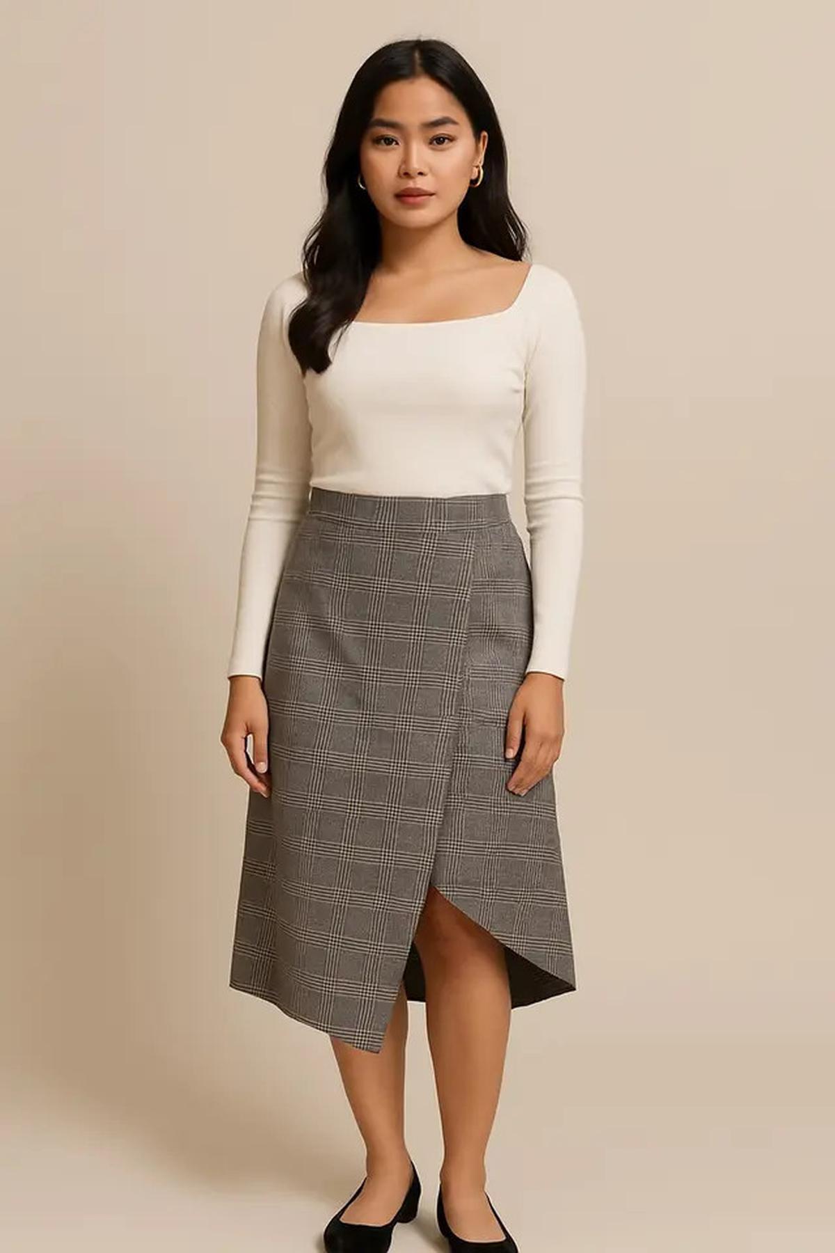 6 Model Rok Korean Style Tren Terbaru, Tampil Feminin dan Kasual