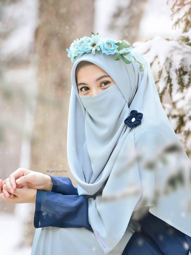 5 Potret Alyssa Soebandono Pakai Cadar, Tuai Banyak Pujian