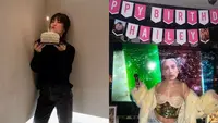Perayaan ulang tahun Song Hye Kyo dan hailey Bieber. [Instagram/kyo1122] dan [Instagram/haileybieber]
