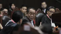 Mantan Sekretaris Kementerian BUMN Said Didu memberikan kesaksian dalam sidang lanjutan sengketa Pilpres 2019 di Mahkamah Konstitusi, Jakarta, Rabu (19/6/2019). Tidak ada banyak pertanyaan yang diajukan dari pihak termohon maupun pihak terkait kepada Said Didu. (merdeka.com/Iqbal Nugroho)