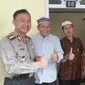 Kapolresta Depok Komisaris Harry Kurniawan dan pengurus HTI Depok (Liputan6.com/ Ady Anugrahadi)