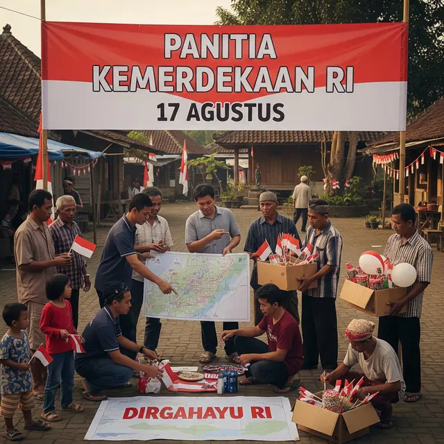 9 Contoh Susunan Panitia 17 Agustus, Lengkap dengan Tugas Setiap Jabatan