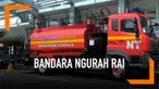 Pasca kebakaran di Terminal Domestik Bandara Internasional Ngurah Rai, Bali. Puluhan loket check in domestik dipindahkan ke Terminal Internasional.
