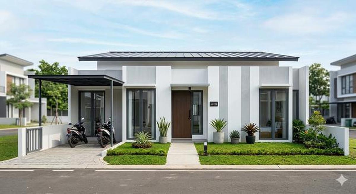 5 Inspirasi Gambar Rumah 1 Lantai Tipe 36: Modern, Elegan, dan Fungsional