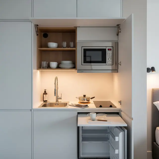 Inspirasi Model Dapur Minimalis Ukuran Kecil untuk Apartemen Studio