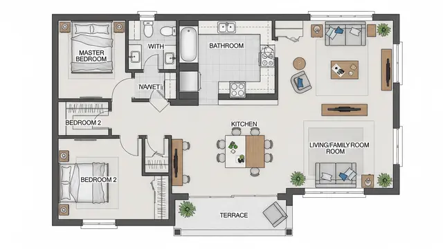 Desain Rumah 1 Lantai Atap Genteng Cocok untuk Orang Tua, Nyaman di Masa Pensiun