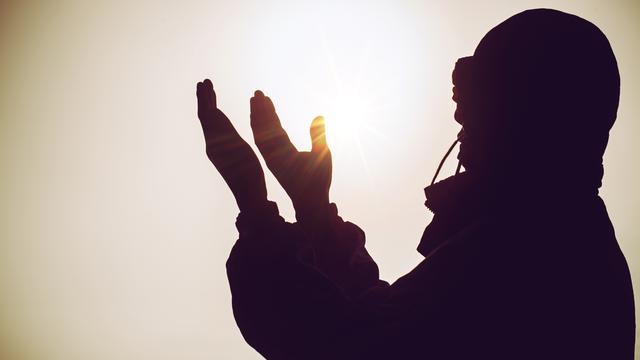 Ilustrasi Islami, muslim, berdoa