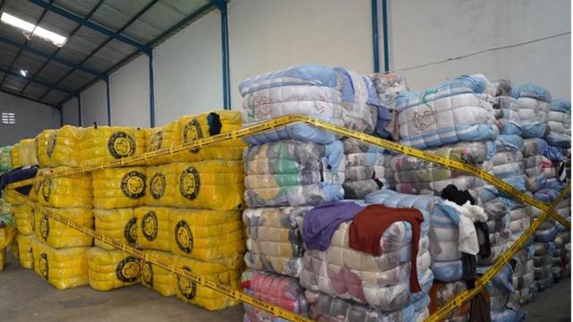 Produk tekstil impor yang diduga ilegal