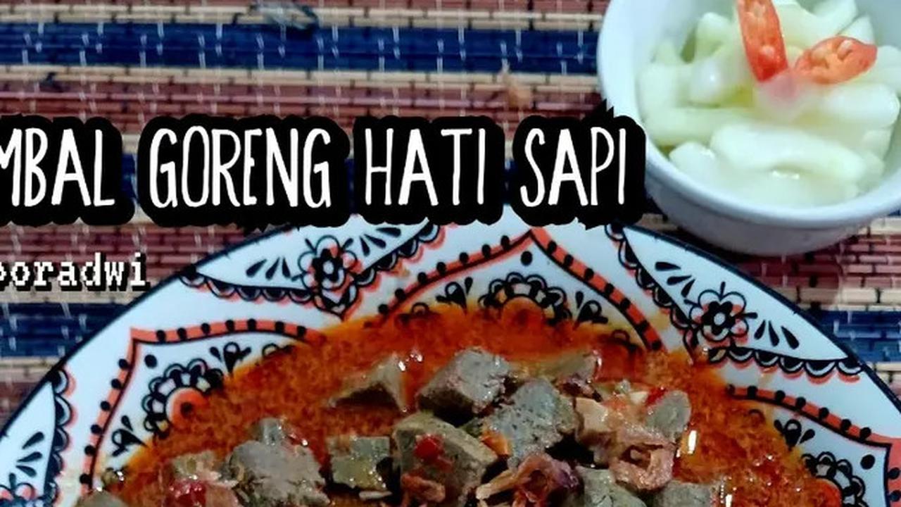 Ilustrasi Sambal Goreng Hati Sapi