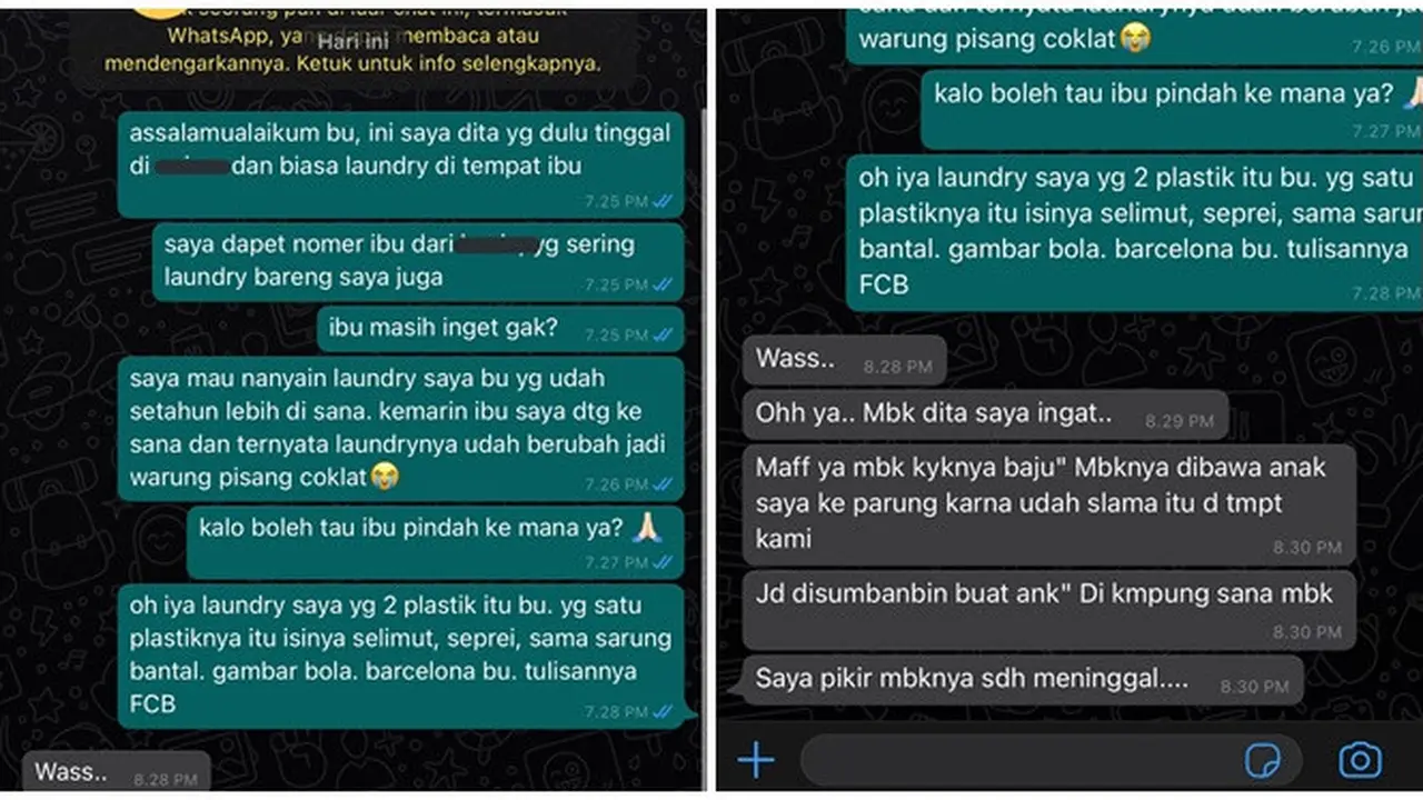 5 Chat Kocak Pelanggan dan Pemilik Laundry Ini Bikin Ketawa