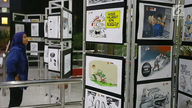 PHOTO: Melawan Korupsi dengan Karya Komik dan Ilustrasi Antikorupsi