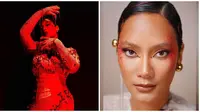 Potret Detail Makeup dan Penampilan Tara Basro di Gala Premiere Pengabdi Setan 2. (Sumber: Instagram/tarabasro)