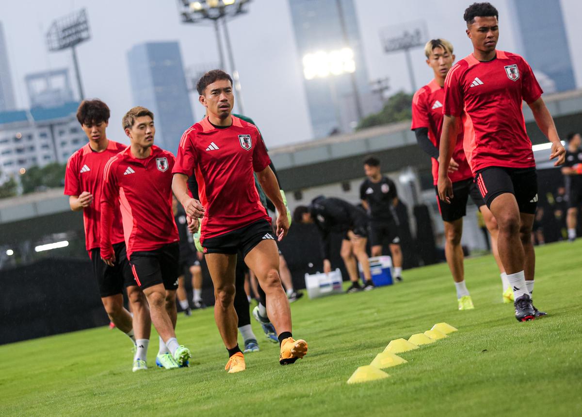 Timnas Jepang latihan di Jakarta