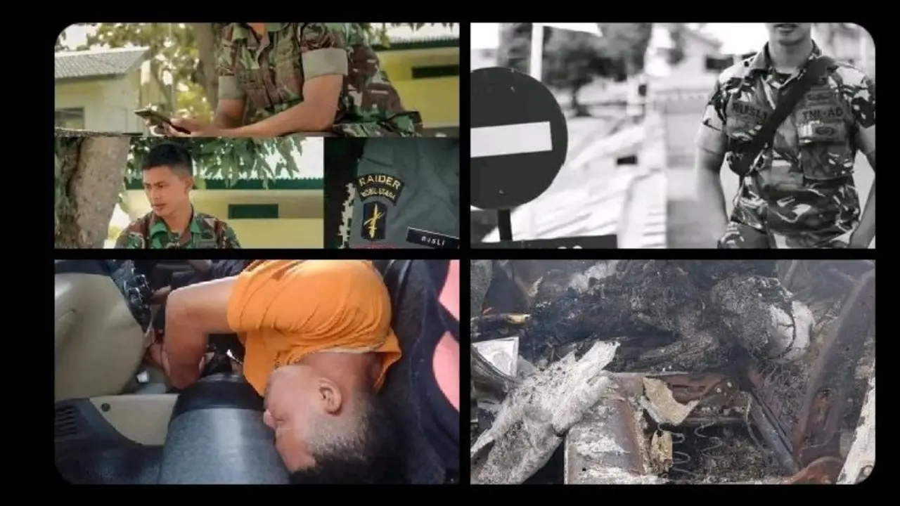 Organisasi Papua Merdeka (OPM) lewat akun Twitter (X) @Revolutions1977 menyebarkan kabar bahwa anggota TNI tewas dibunuh dan dibakar saat melintas di Kabupaten Paniai, Papua Tengah, Selasa (11/6/2024). (Merdeka.com/Bachtiarudin Alam)
