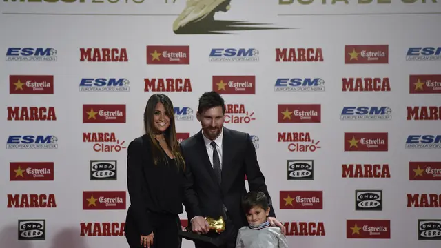 Lionel Messi, Sepatu Emas,