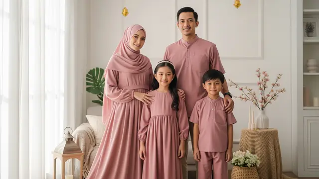 Seragam Lebaran Keluarga 2026 (AI)