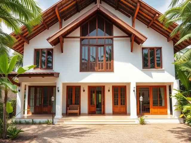 Rumah dengan Jendela Besar (Sumber: qwen.ai)