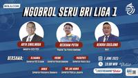 Berita video acara Ngobrol Seru BRI Liga 1 bersama Arya Sinulingga, Beckham Putra, dan sejumlah suporter pada Kamis (1/6/2023) siang hari WIB.