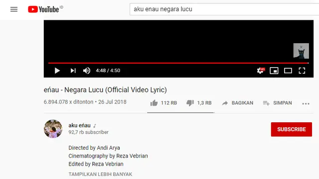 Youtube Enau