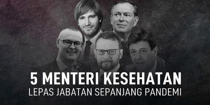 VIDEOGRAFIS: 5 Menteri Kesehatan Lepas Jabatan Sepanjang Pandemi