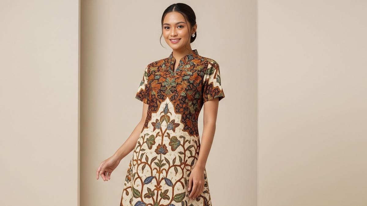7 Model Dress Batik Simple dan Elegan untuk Tampil Anggun di Segala Acara