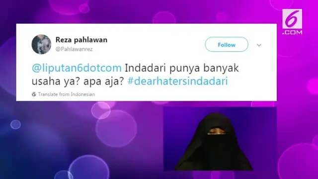 Mantan Istri Caesar, membuka rahasia usahanya. Inda ternyata punya bisnis yang cukup menjanjikan.