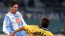 5. Diego Simeone - Gelandang bertahan asal Argentina ini memperkuat barisan tengah Lazio pada tahun 1999-2003. (AFP/Gabriel Bouys)