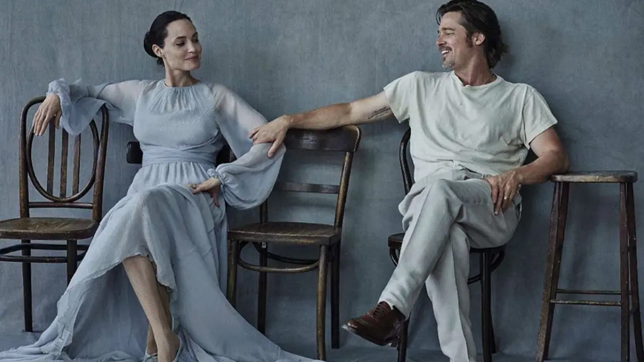 Angelina Jolie dan Brad Pitt