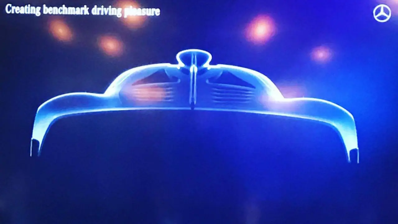 Teaser Hypercar Mercedes Bens