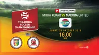 Mitra Kukar vs Madura United (Liputan6.com/Trie yas)