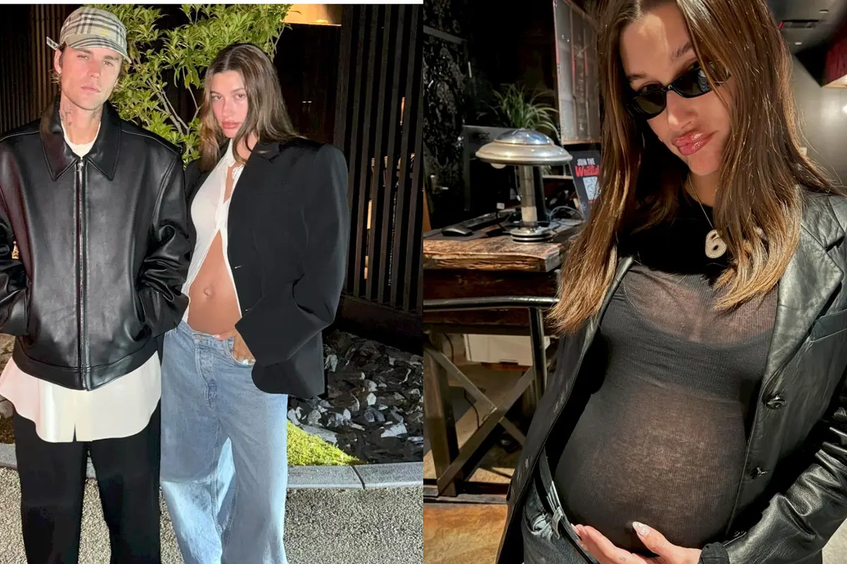 6 Gaya Bumil Hailey Bieber Babymoon ke Jepang Bersama Justin Bieber, Tampilkan Baby Bump Pakai Baju Terawang hingga Crop Top
