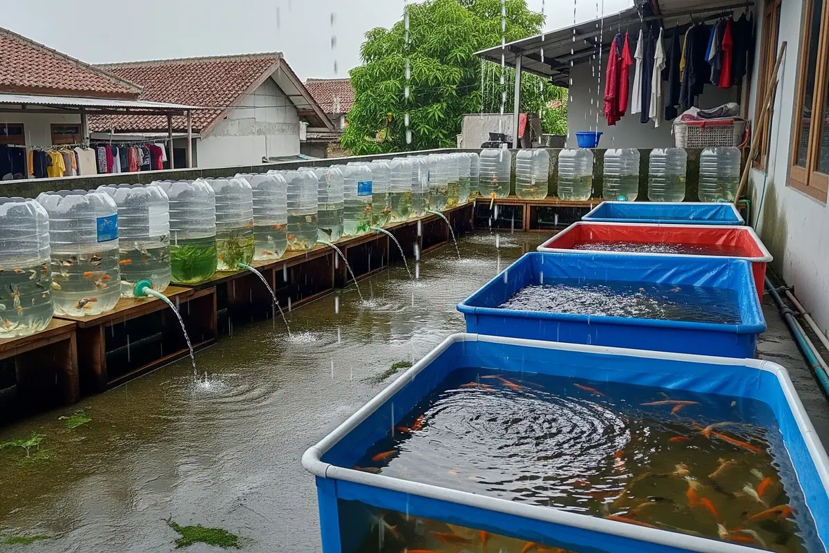 Budidaya Ikan Hias di Teras saat Musim Hujan, Ini 4 Tantangan dan Solusinya